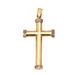 Pendentif Pendentif croix en or 18 carats 58 Facettes E360222D