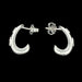 Earrings Satin white gold diamond earrings 58 Facettes YS66B