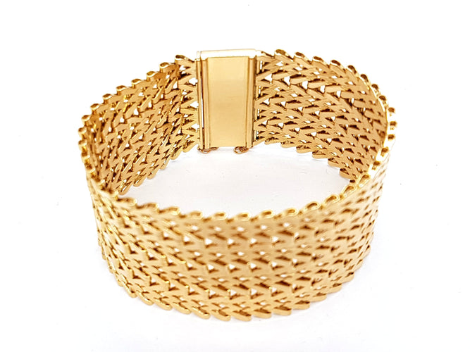 Bracelet Bracelet Manchette Or jaune 58 Facettes 00035CN