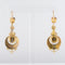 Boucles d'oreilles Pendants d'oreilles anciens perles fines 58 Facettes 19-303