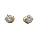 Boucles d'oreilles Puces d'oreilles Cartier en or jaune et diamants. 58 Facettes 29999