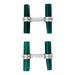 Cufflinks Boucheron cufflinks in white gold, green agate and onyx. 58 Facettes 30562