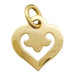 Pendant O.J.Perrin pendant, "Heart Legends", yellow gold. 58 Facettes 30617