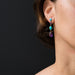 Boucles d'oreilles Boucles d'oreilles améthystes turquoises 58 Facettes 15-272