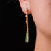Boucles d'oreilles Pendants d'oreilles anciens diamants et tourmalines 58 Facettes AR0007461