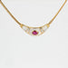 Collier Collier nacre diamants et rubis 58 Facettes 18-368