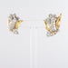 Boucles d'oreilles Boucles d'oreilles vintage fleurs diamants 58 Facettes 19-673