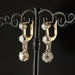 Boucles d'oreilles Boucles d'oreilles trembleuses diamants 19ème siècle 58 Facettes 18-145