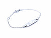 Bracelet Bracelet Gourmette Or blanc 58 Facettes 990407CN