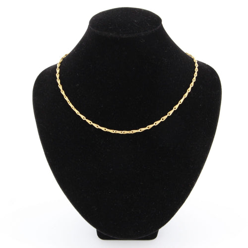 Collier Chaîne de montre ancienne en or jaune 58 Facettes 20-540