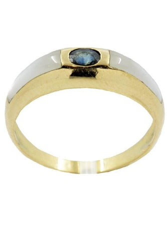 Bague 55 Bague nacre et spinelle 58 Facettes 27411