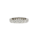 Bague Alliance en or blanc sertie de diamants 58 Facettes 220357R