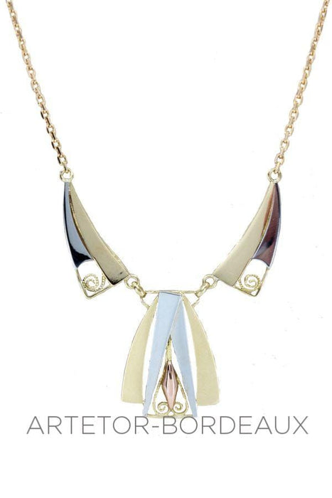 Collier Collier Art-déco 3 ors 58 Facettes 33931