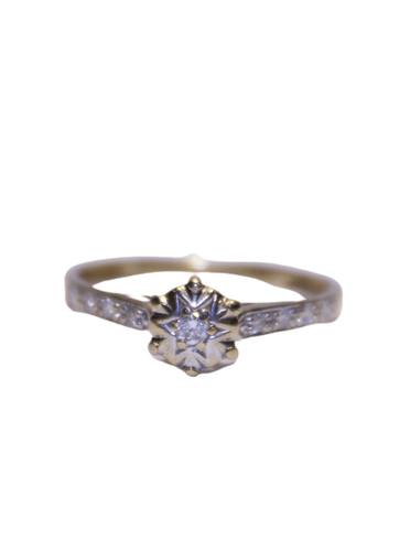Bague 51 Bague Petite Etoile Diamants 58 Facettes