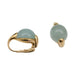 Earrings Pomellato earrings, "Luna" in pink gold and aquamarine. 58 Facettes 30685