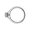 Bague 50 Bague Cartier "1895" solitaire diamant 0,81 carat, platine. 58 Facettes 30391