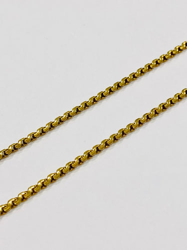 Collier Chaine vintage or jaune 58 Facettes