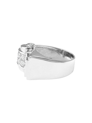 Bague 53 Bague  style Art Déco diamants 58 Facettes ES703/6