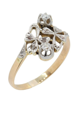 Bague TOI ET MOI ART-NOUVEAU DIAMANTS 58 Facettes 041591