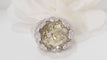 Bague 52.5 Bague en or blanc diamants et citrine 58 Facettes 30957