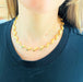 Necklace Fancy mesh necklace Yellow gold 58 Facettes 20400000665