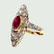 Bague BAGUE STYLE ART DÉCO RUBIS DIAMANTS 58 Facettes Q887A