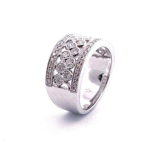Bague Bague bulles de Diamants Platine 58 Facettes