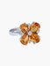 Ring 55 Citrine Flower Ring 58 Facettes 760895