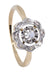 Bague 53 BAGUE DIAMANTS ART-NOUVEAU 58 Facettes 064341