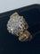 Bague 51 Bague or jaune,, diamants 58 Facettes