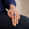Bague 53 Bague cocktail Tanzanite 58 Facettes P46L13