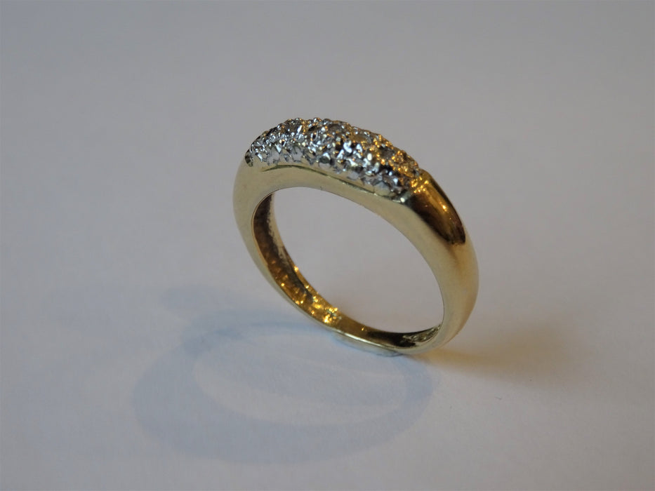 Bague 49 Bague en or 18k et diamants 58 Facettes