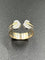 Bague 53 CARTIER. Collection Double C, bague 3 ors et diamants 58 Facettes