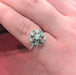 Ring Daisy ring in white gold and diamonds 58 Facettes 25485