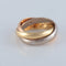 Bague 50 CARTIER - bague trinity 3 ors, diamants 58 Facettes