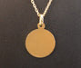 Angel Medal Pendant with Chain, Yellow Gold 58 Facettes
