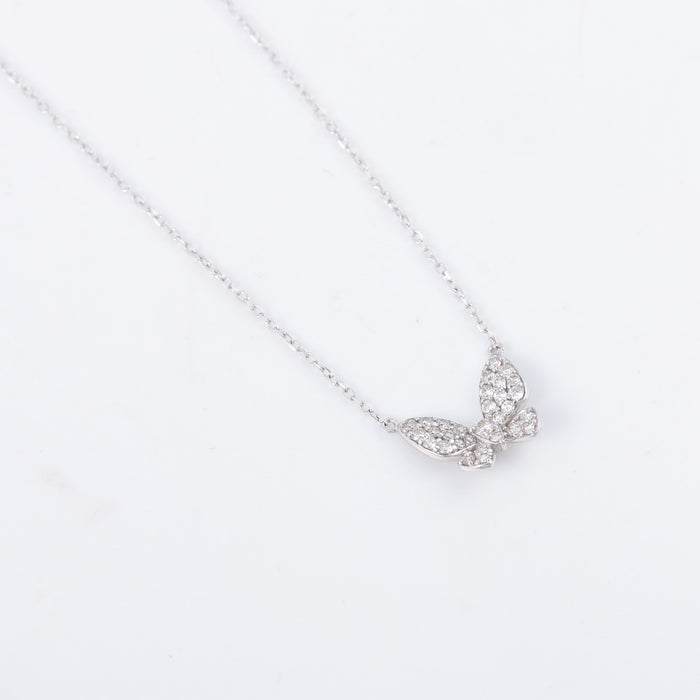 Collier Collier diamant papillon 58 Facettes