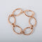 Bracelet Bracelet Maillons ovales or rose 58 Facettes