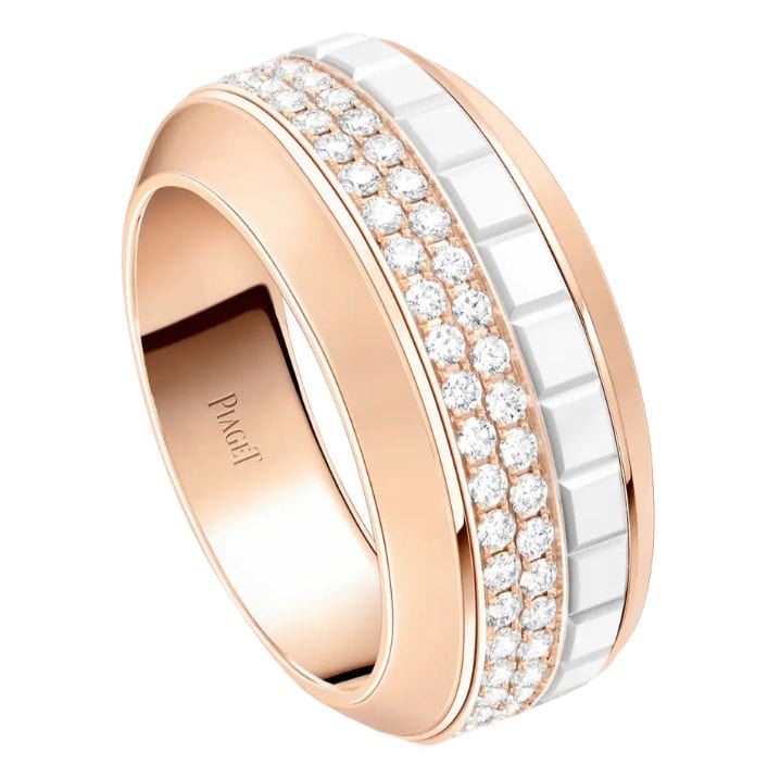 PIAGET- Bague Possession Or rose Diamant Céramique - 8820720795977 - 58 ...