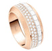 55 PIAGET Ring - Possession Ring Pink Gold Diamond Ceramic 58 Facettes G34P2H55