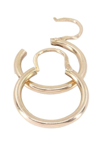 Boucles d'oreilles Créoles modernes 58 Facettes 079111