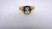 Bague 54 Bague or et aigue-marine 58 Facettes 11719