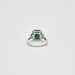 Ring 51.5 Green Sapphire Diamond Ring 58 Facettes