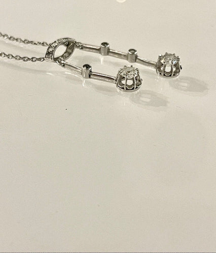 Collier Collier Négligé Or Diamants 58 Facettes 1060844