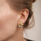 Boucles d'oreilles Boucles d'oreilles en or jaune et diamants 58 Facettes
