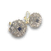 Earrings Art Deco design earrings in gold and platinum with diamonds and sapphires 58 Facettes Q832A