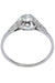 Bague SOLITAIRE ART DÉCO DIAMANTS 0.22 CARAT 58 Facettes 048701