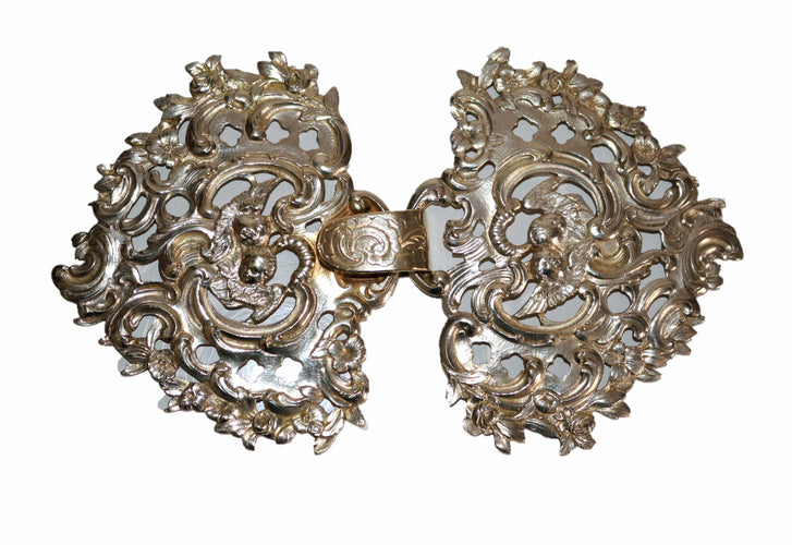 Accessoire Boucle De Cape Dans Son écrin En Vermeil Néo-Renaissance Wiese 58 Facettes 493