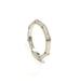 Ring 54.5 Hexagonal ring in white gold & diamonds 58 Facettes