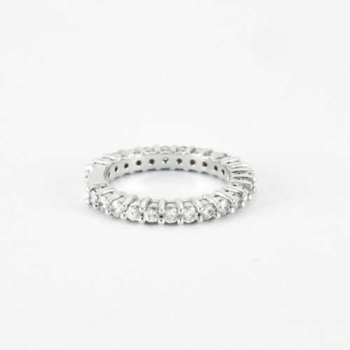 Bague Bague en Or Blanc & diamants 58 Facettes